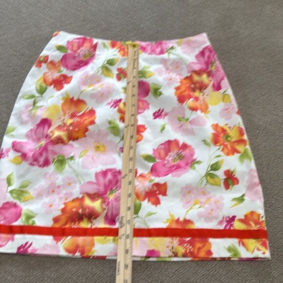 Dress Barn Floral Print Skirt size 10 - Picture 8 of 12